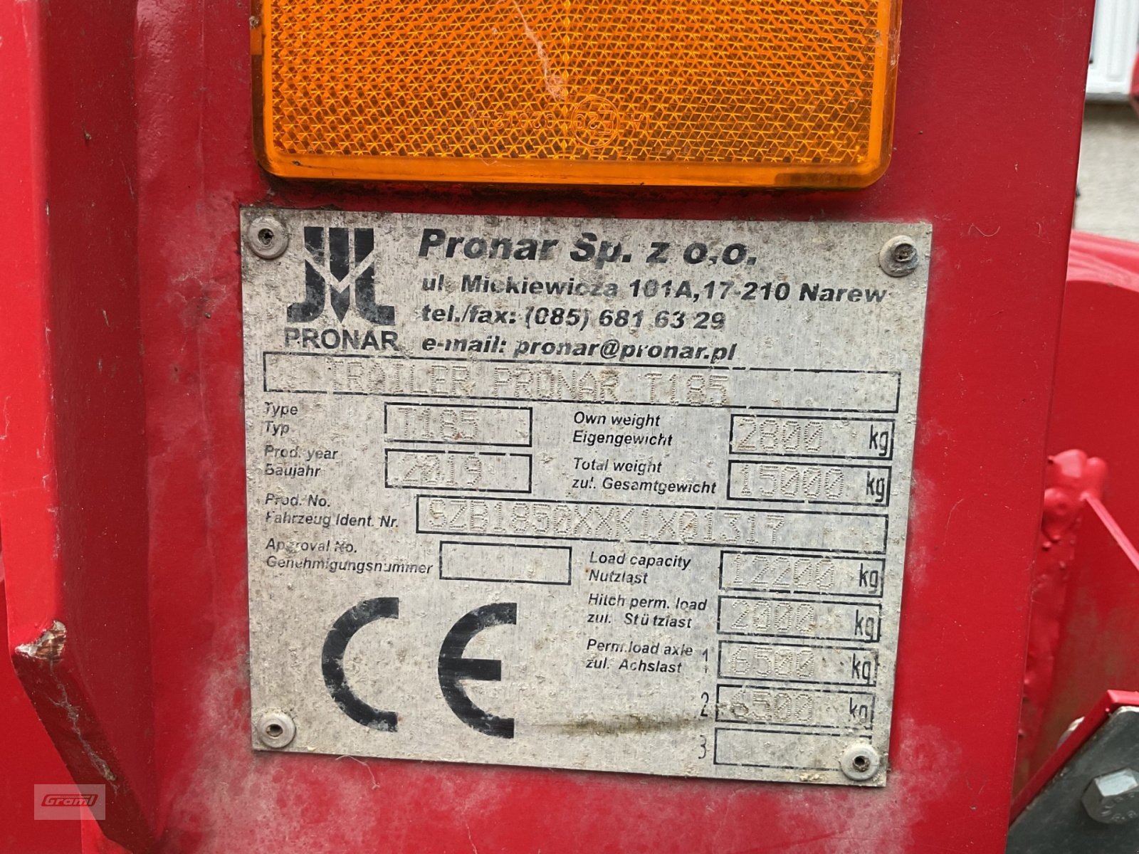 Hakenwagen tipa PRONAR T 185, Gebrauchtmaschine u Kößlarn (Slika 3)