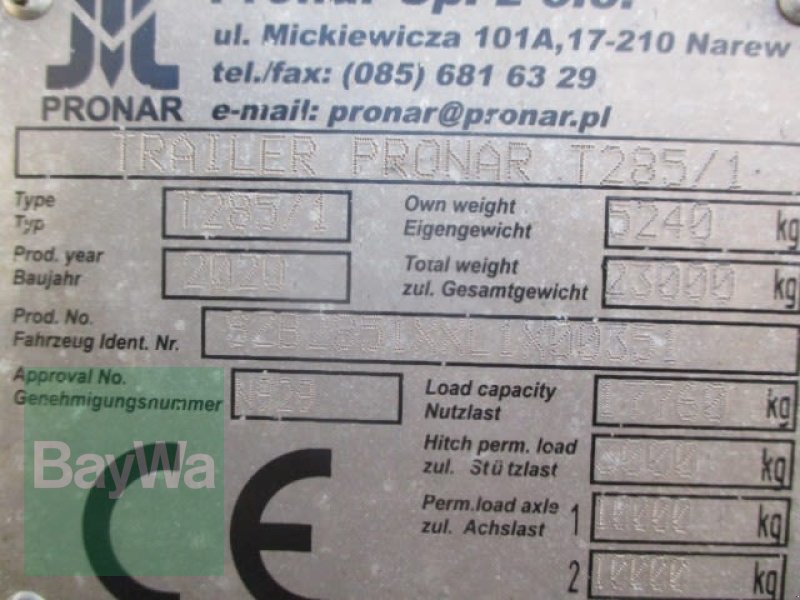 Hakenwagen of the type PRONAR T 285/1       #569, Gebrauchtmaschine in Schönau b.Tuntenhausen (Picture 17)