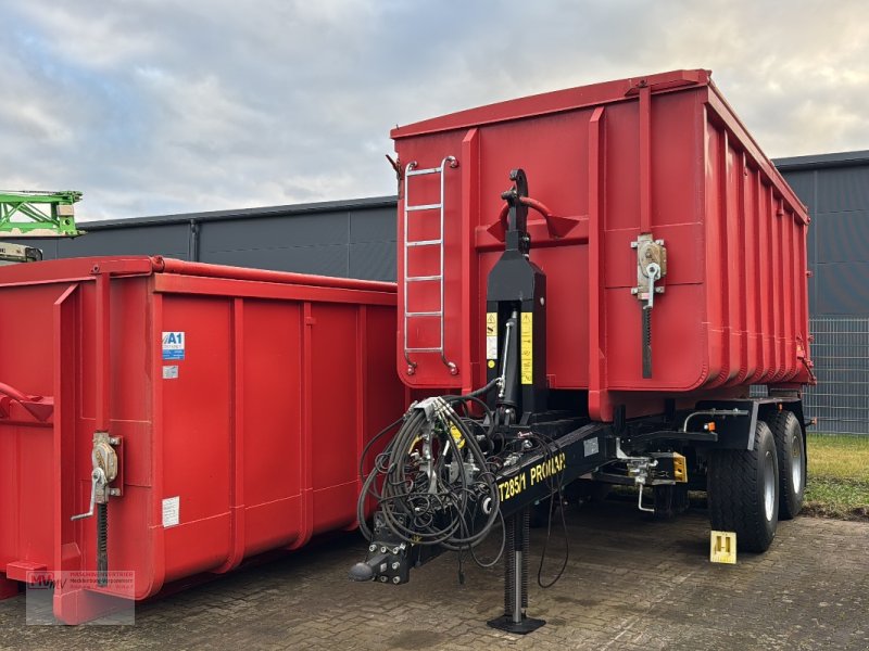 Hakenwagen des Typs PRONAR T285/1 Hakenlift mit 2 Containern, Gebrauchtmaschine in Neubrandenburg (Bild 1)