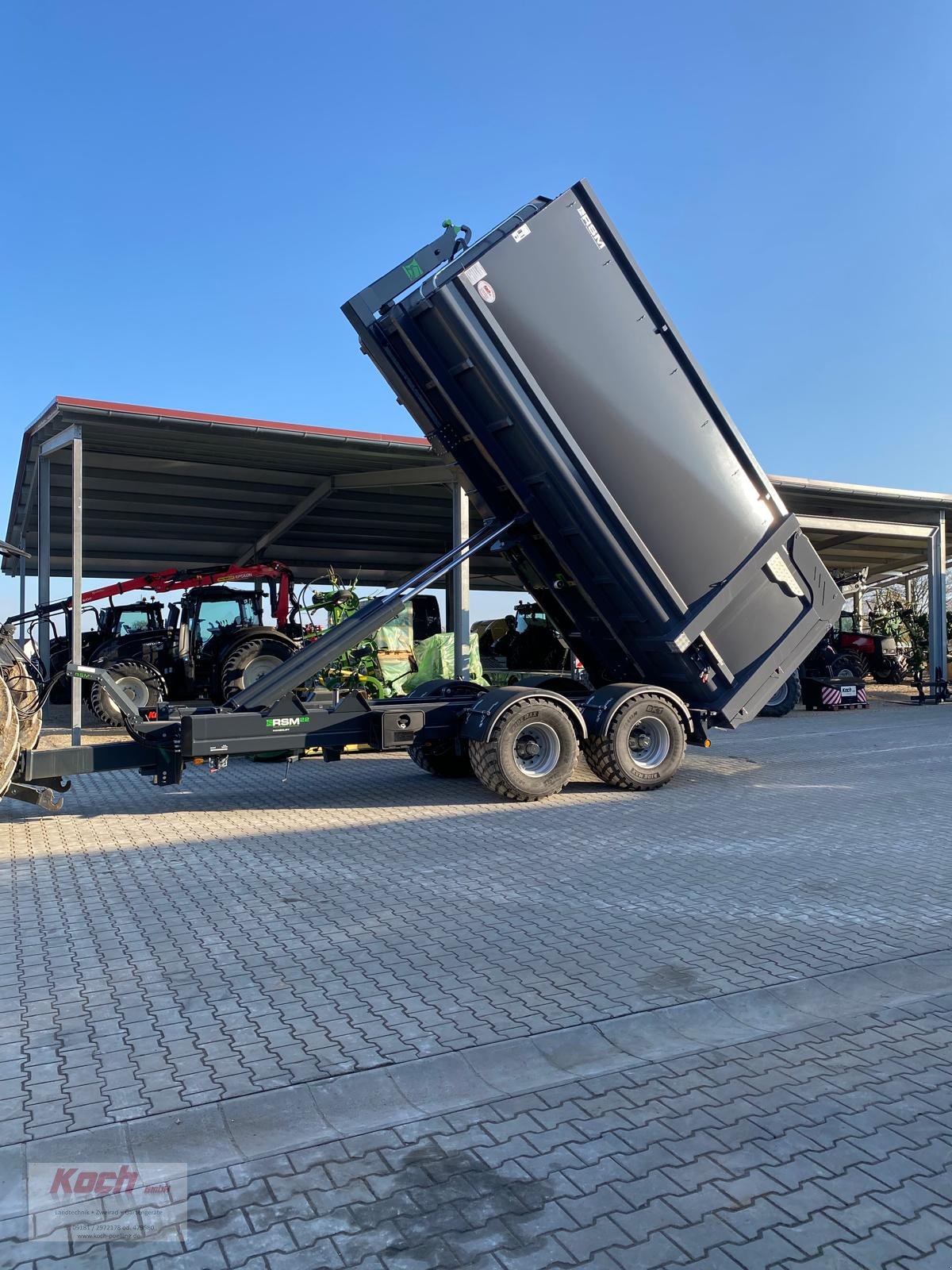 Hakenwagen des Typs RSM 22to RSM Hakenliftanhänger, Neumaschine in Neumarkt / Pölling (Bild 1)