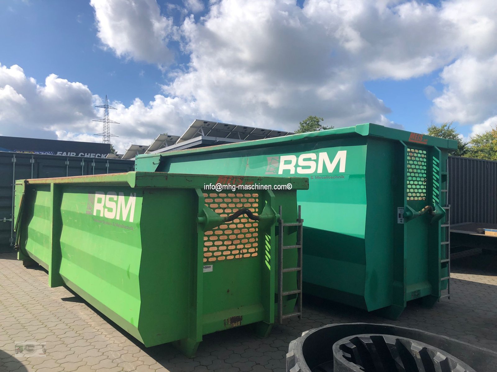 Hakenwagen typu RSM 30 Hakenlift Tridem inkl. 2x Container, Gebrauchtmaschine v Gescher (Obrázek 14)