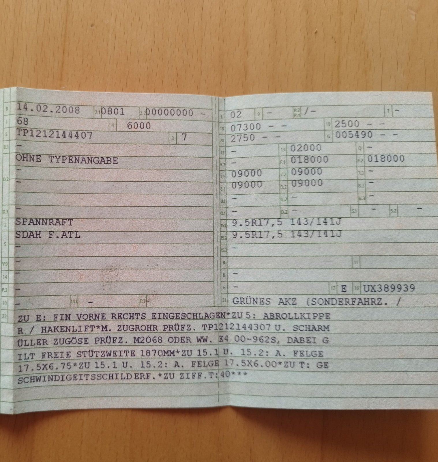 Hakenwagen tip Spannkraft Hakenlift, Gebrauchtmaschine in Hilgertshausen -Tandern (Poză 16)