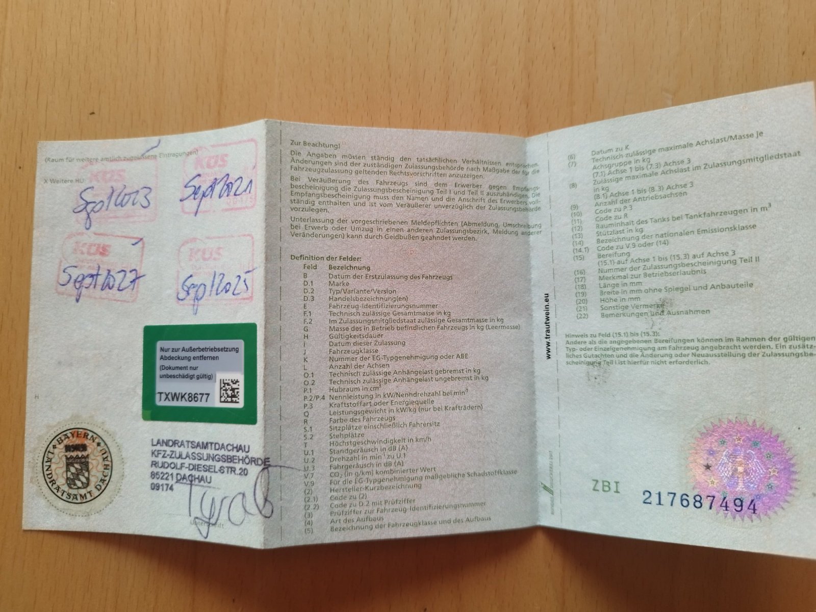 Hakenwagen tip Spannkraft Hakenlift, Gebrauchtmaschine in Hilgertshausen -Tandern (Poză 17)