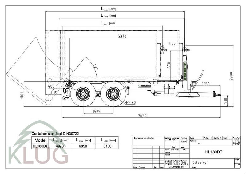 Hakenwagen tipa Stronga HL 180DT (L), Neumaschine u Pirching am Traubenberg (Slika 7)