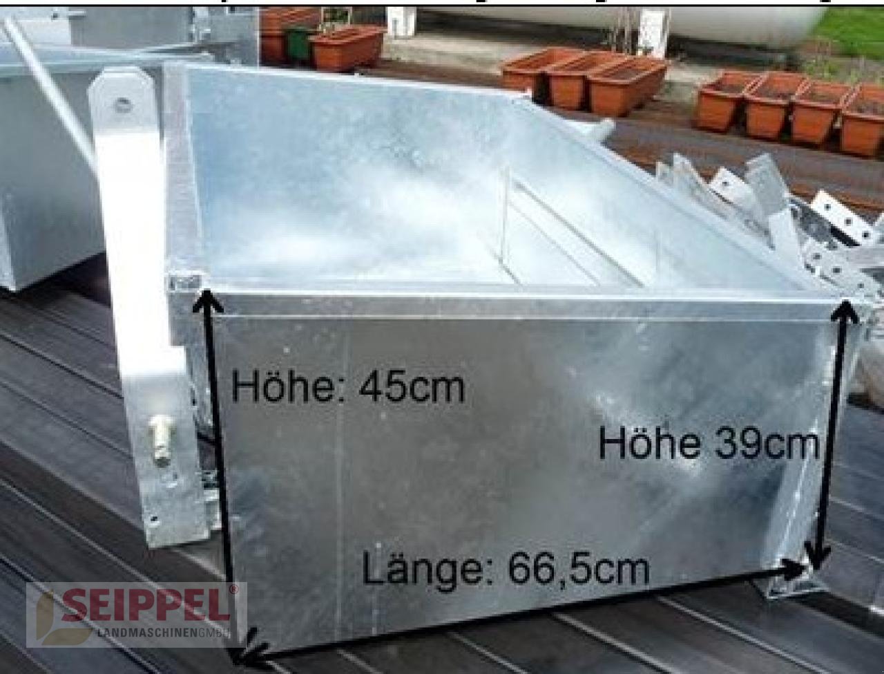 Heckcontainer typu Fliegl HECKCONTAINER 125CM LEICHT ZINK KEIN FLIEGL, Neumaschine v Groß-Umstadt (Obrázek 4)