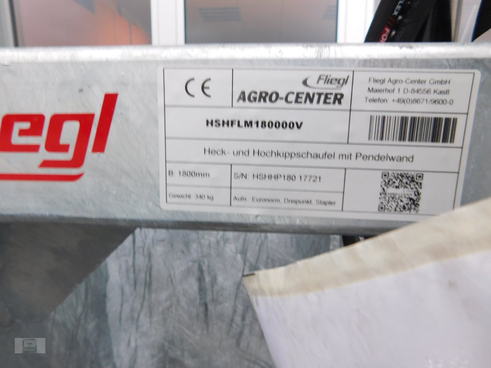 Heckcontainer typu Fliegl HSHFLM180000V, Neumaschine v Gross-Bieberau (Obrázek 3)