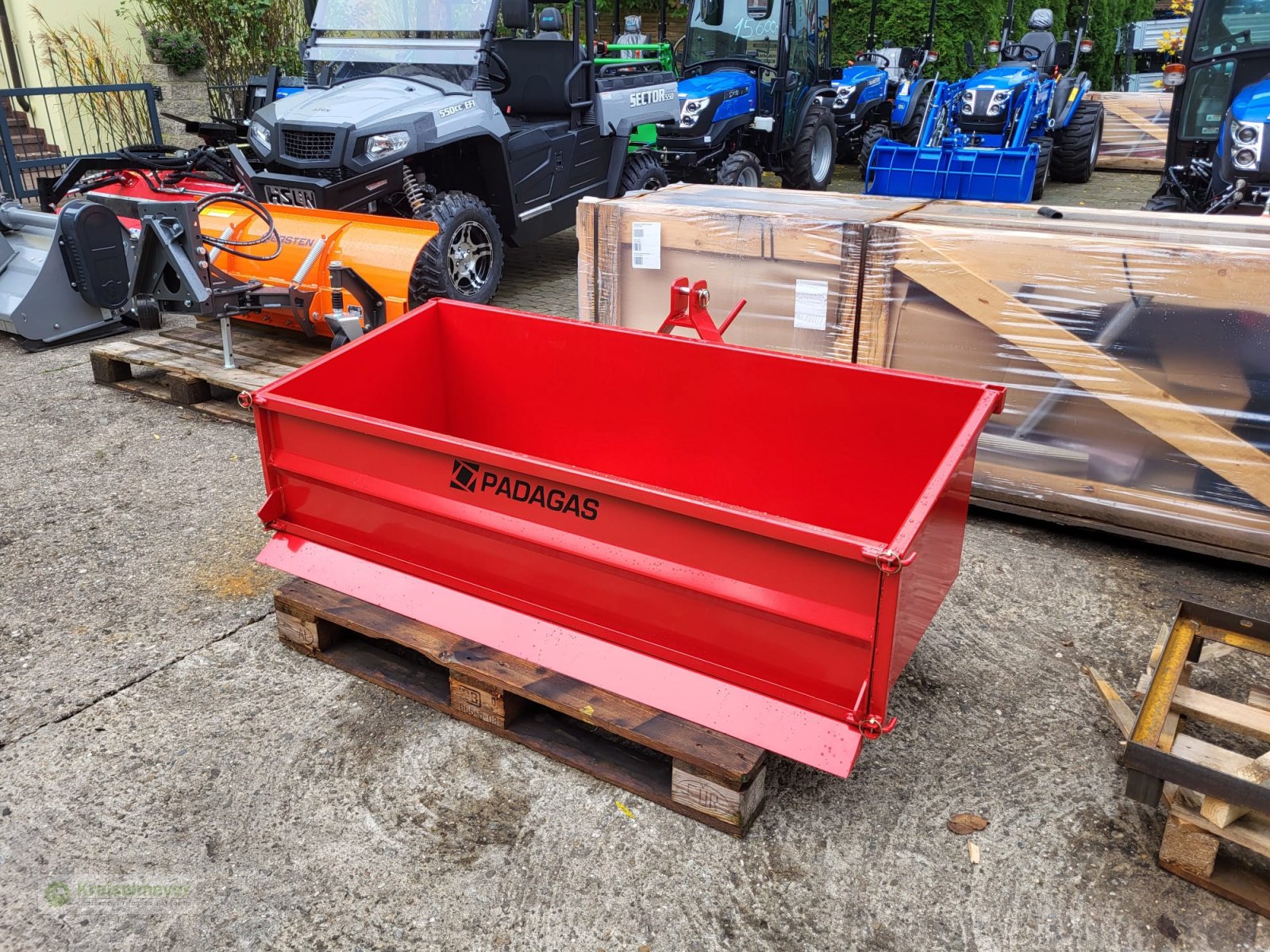 Heckcontainer typu Padagas HC-150 Heckmulde Heckschaufel mech. Klappbar NEU, Neumaschine v Feuchtwangen (Obrázek 2)