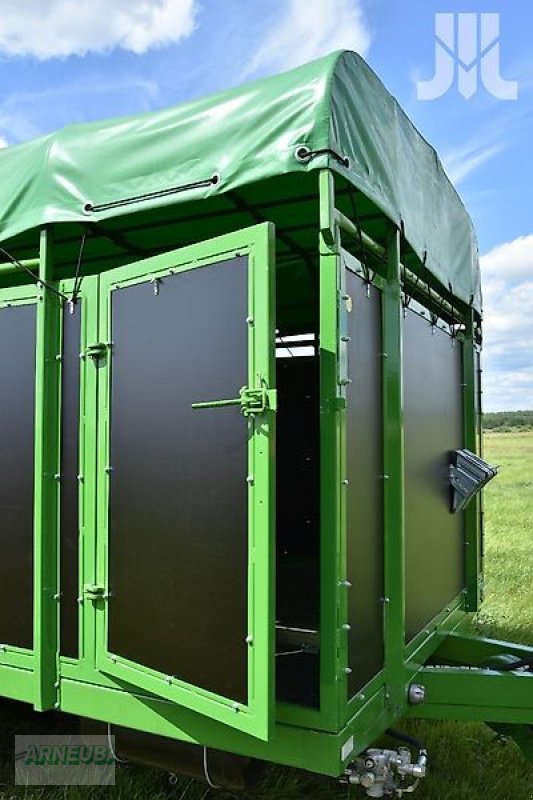 Heckcontainer des Typs PRONAR T046/1 Tandem-Viehwagen, Neumaschine in Schlettau (Bild 5)