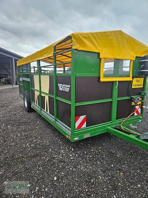 Heckcontainer des Typs Sonstige Viehwagen Western  WF6DTV hydraulisch absenkbar, Neumaschine in Schlettau (Bild 2)