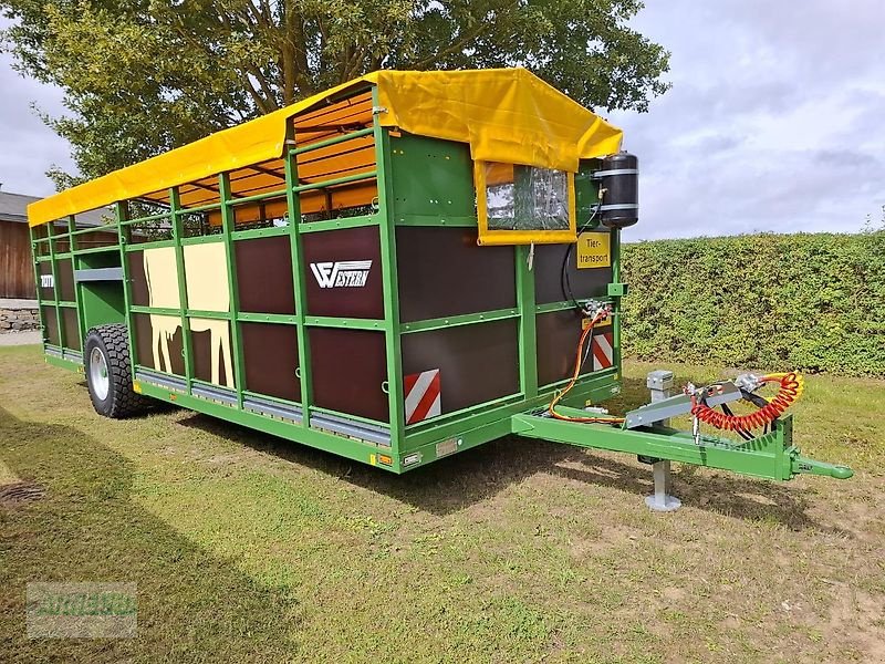 Heckcontainer des Typs Western Viehtransportwagen, Neumaschine in Schlettau (Bild 3)