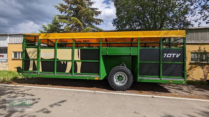 Heckcontainer des Typs Western Viehtransportwagen, Neumaschine in Schlettau (Bild 1)