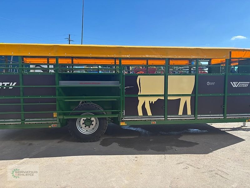 Heckcontainer des Typs Western WF-7DTV Viehtransportwagen / Viehanhänger, Neumaschine in Rittersdorf (Bild 4)