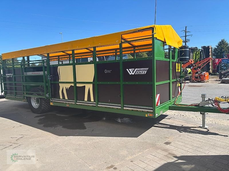 Heckcontainer des Typs Western WF-7DTV Viehtransportwagen / Viehanhänger, Neumaschine in Rittersdorf (Bild 3)