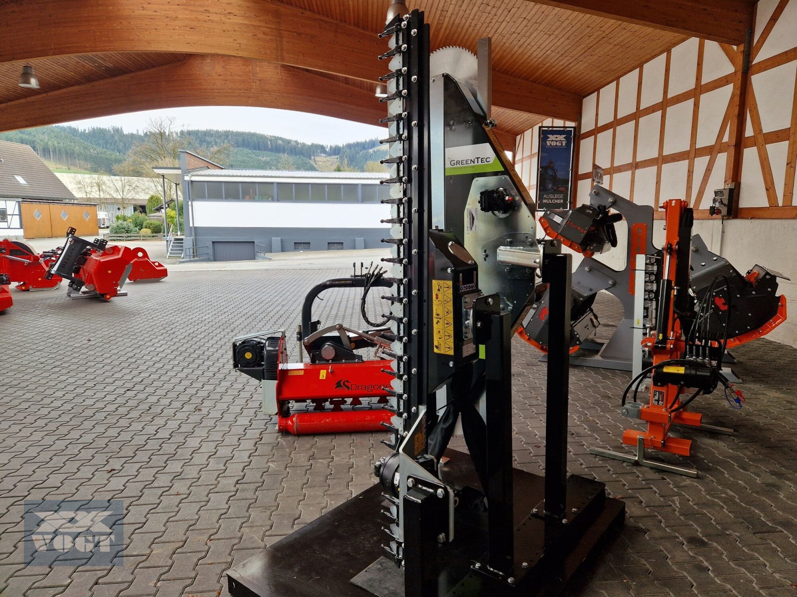 Heckenschere typu Greentec HL212 Heckenschere /Astschere für Ausleger /Bagger /Radlader, Neumaschine v Schmallenberg (Obrázek 5)