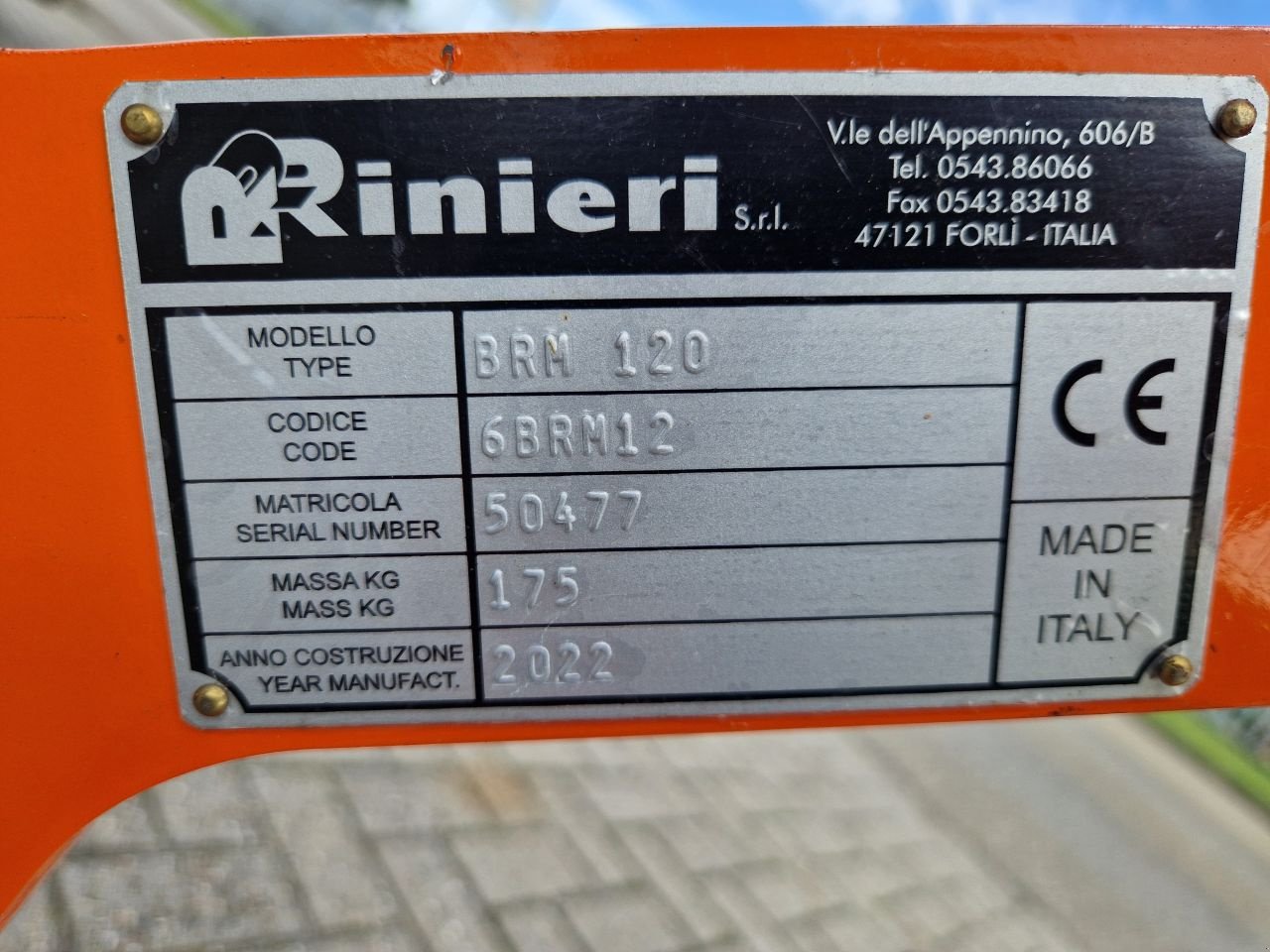 Heckenschere des Typs Rinieri BRM120, Gebrauchtmaschine in SCHEEMDA (Bild 4)