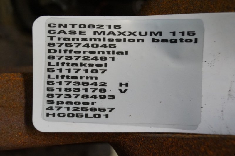 Hecklader a típus Case Maxxum 115, Gebrauchtmaschine ekkor: Hemmet (Kép 19)