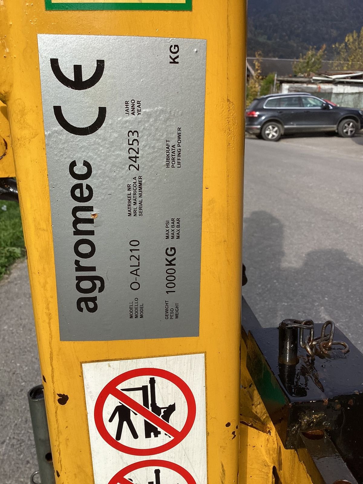 Heckstapler/Anbaustapler des Typs Agromec O-AL210, Gebrauchtmaschine in Bezau (Bild 4)