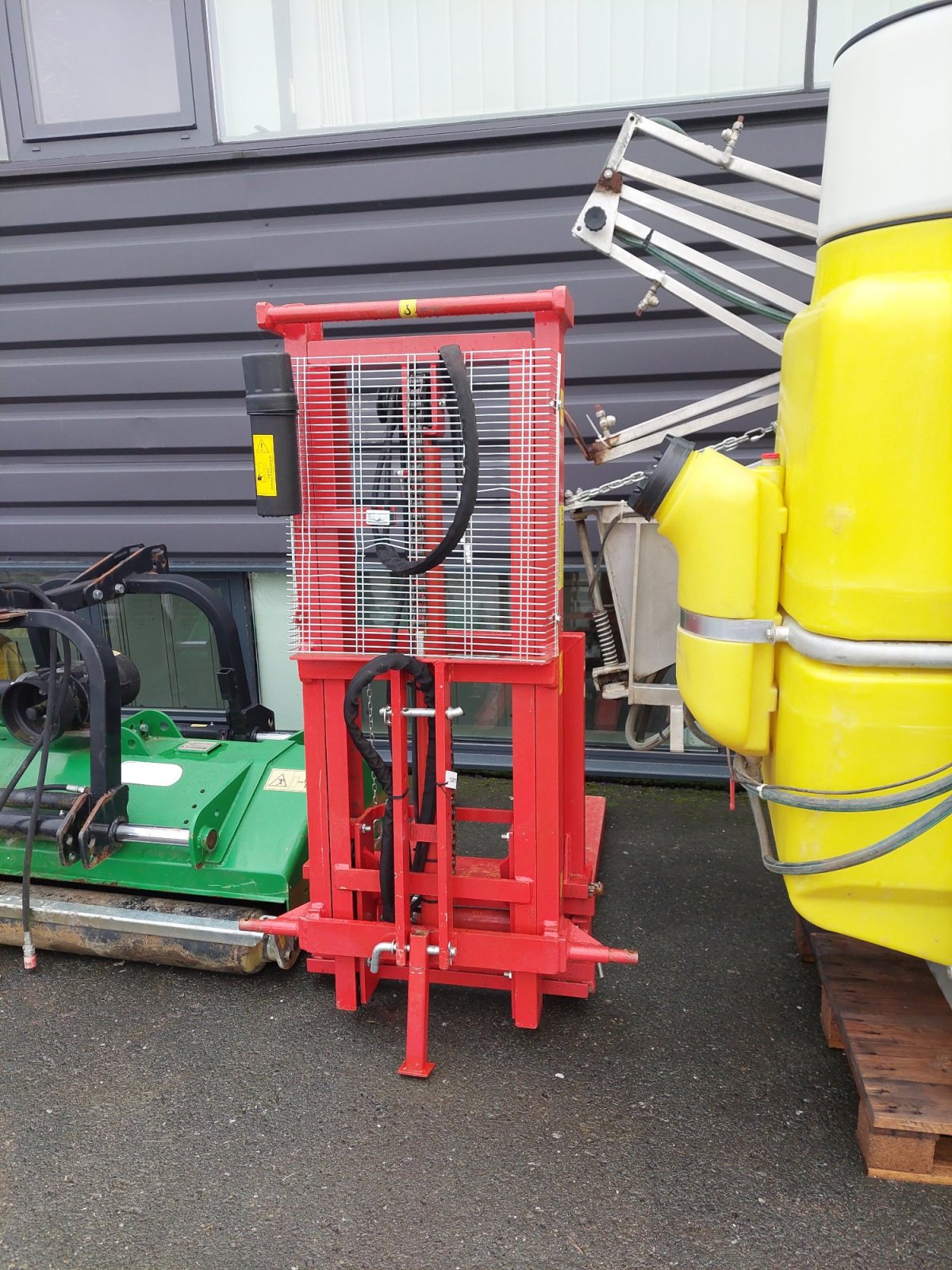 Heckstapler/Anbaustapler del tipo Heckstapler 2m, zum Heben und Senken, Seitenverschiebung ., Gebrauchtmaschine en Strem (Imagen 1)