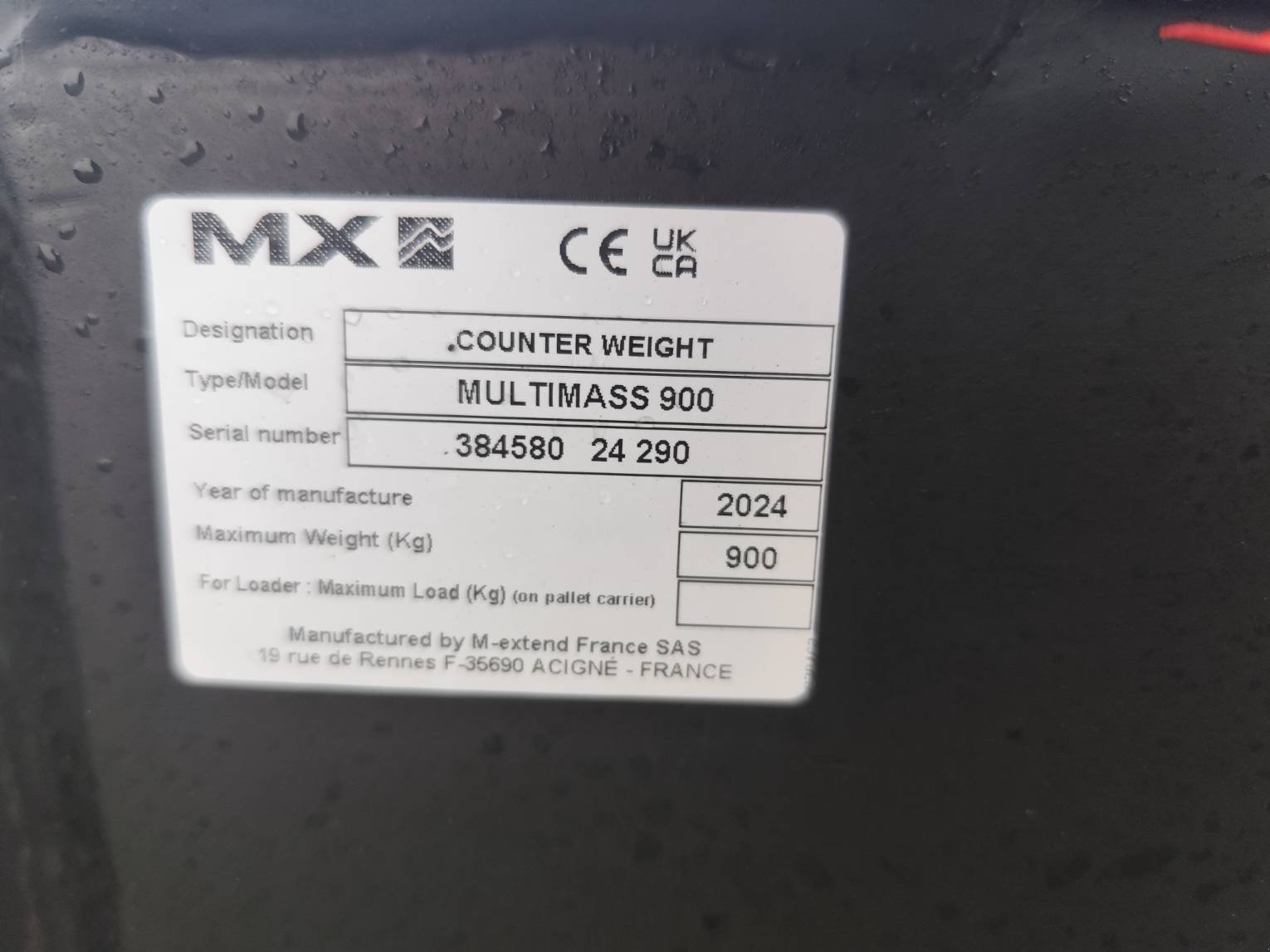 Heckstapler/Anbaustapler van het type Mailleux MULTIMASSE, Gebrauchtmaschine in Le Horps (Foto 4)