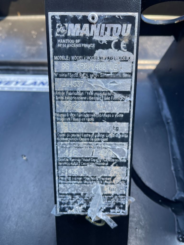Heckstapler/Anbaustapler des Typs Manitou CBG245, Gebrauchtmaschine in Noerdange (Bild 8)