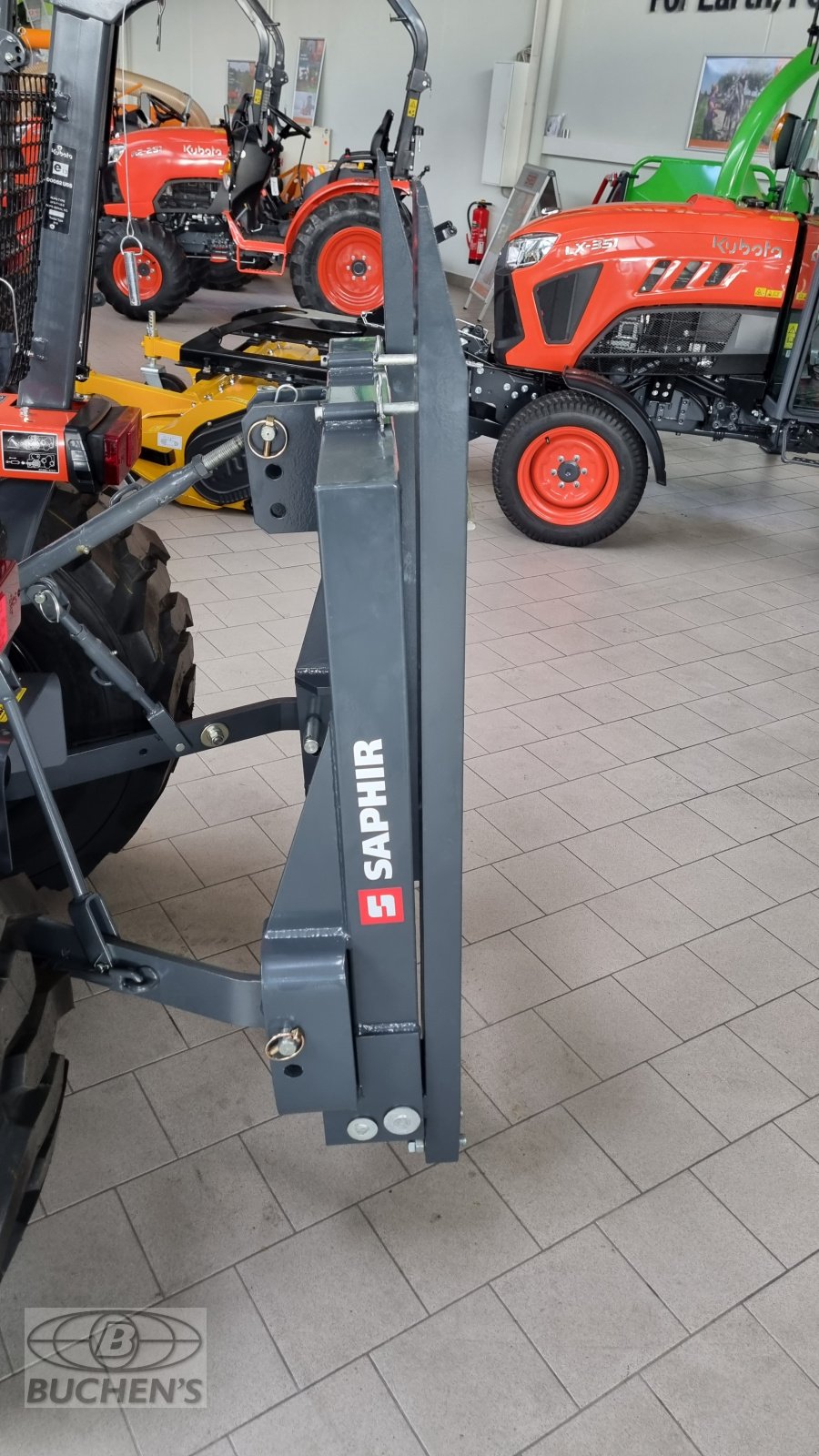 Heckstapler/Anbaustapler des Typs Saphir PGH Palettengabel Heck 1500kg, Neumaschine in Olpe (Bild 10)