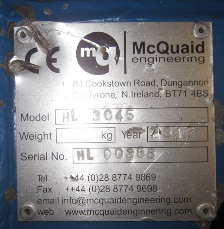 Heckstapler/Anbaustapler typu Sonstige HL3045-PINCE DE TRI McQUAID-LP1425, Gebrauchtmaschine v BRIGNAIS (Obrázok 3)