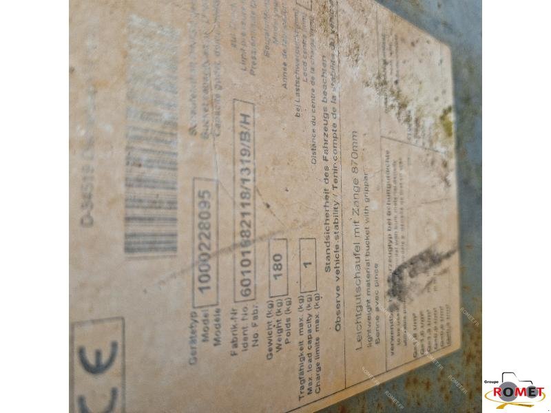 Heckstapler/Anbaustapler des Typs Weidemann  GODET, Gebrauchtmaschine in Gennes sur glaize (Bild 2)