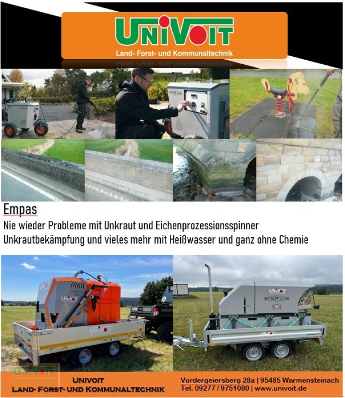 Heißwassergerät of the type Empas MCB Twin Unkrautbekämpfung - Eichenprozessionsspinner - Ampfer - Riesen Bärenklau - Japan Knöterich - Chemiefrei, Gebrauchtmaschine in Warmensteinach (Picture 1)