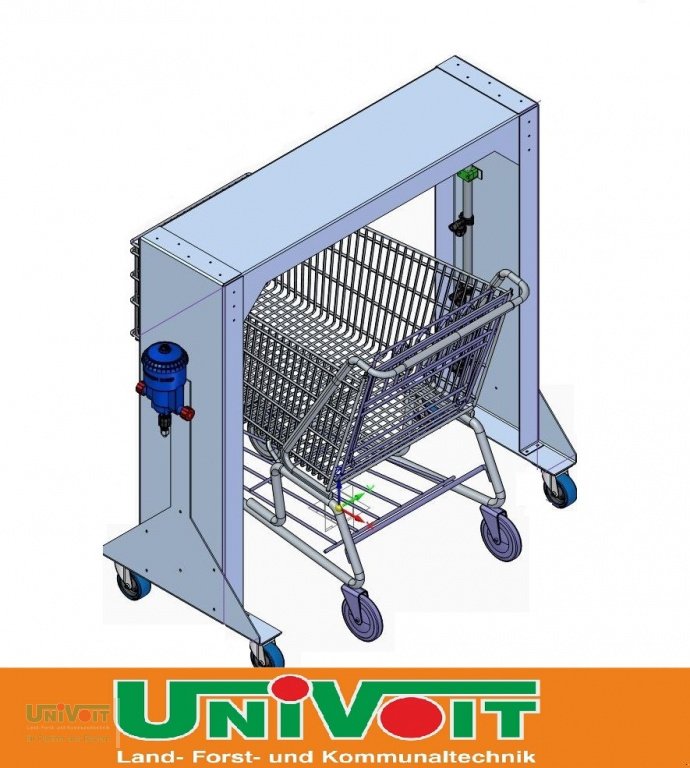 Heißwassergerät of the type Empas Mobile Desinfektions - Waschstraße für Einkaufswägen zwecks Corona, Neumaschine in Warmensteinach (Picture 2)