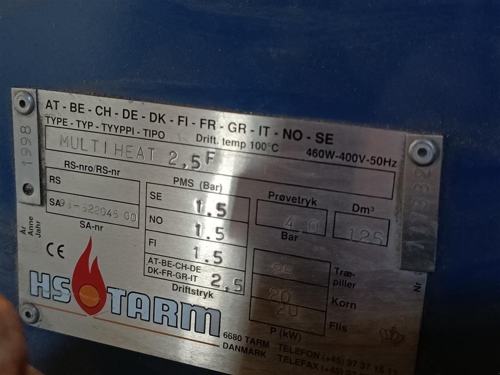 Heizgerät des Typs Sonstige Baxi Multi Heat 2,5 med skorsten, Gebrauchtmaschine in Egtved (Bild 3)