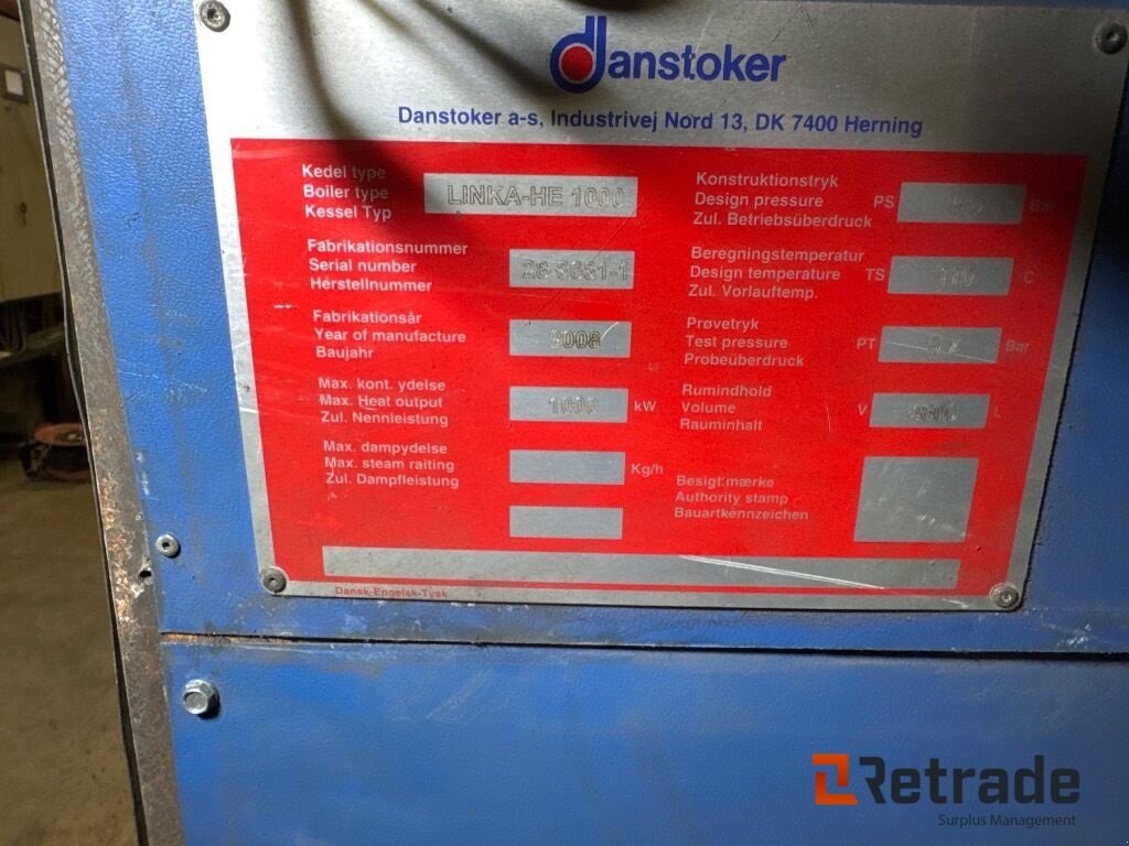 Heizgerät des Typs Sonstige Danstoker Linka-HE 1000, Gebrauchtmaschine in Rødovre (Bild 5)