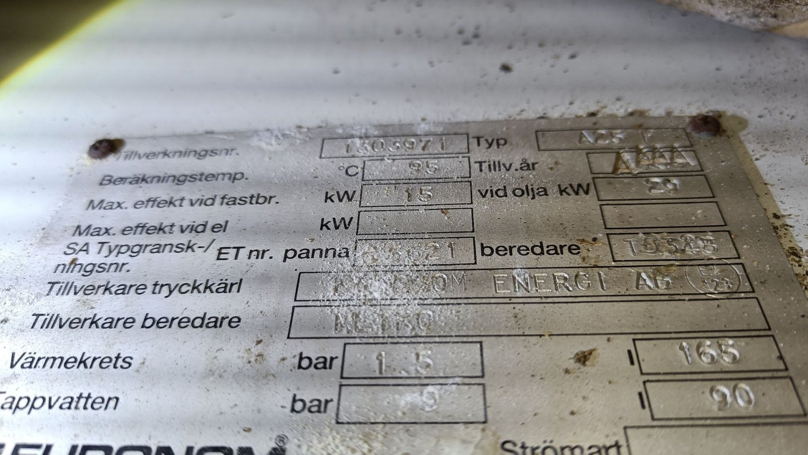 Heizgerät van het type Sonstige fyr ubrugt - momsfri, Gebrauchtmaschine in Egtved (Foto 3)