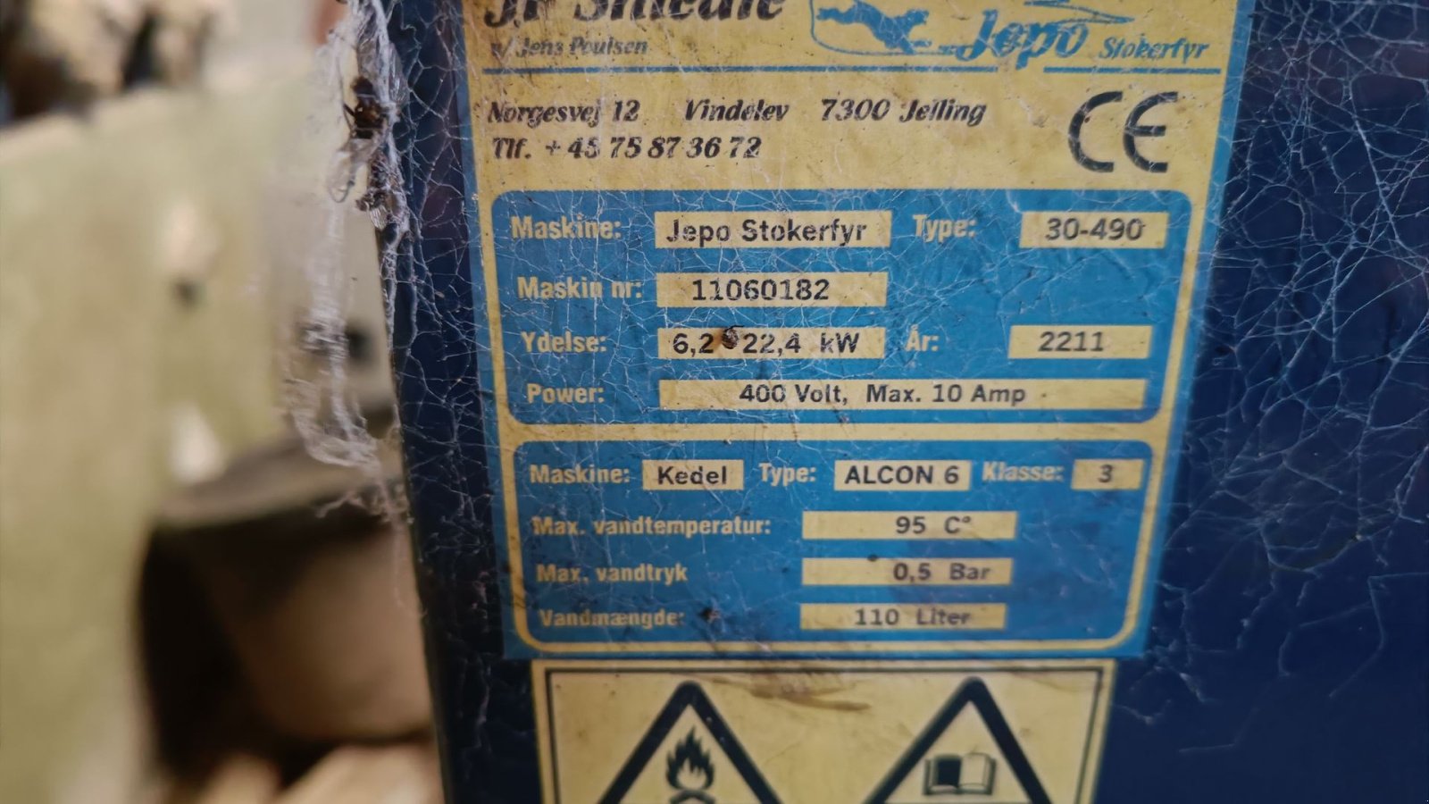 Heizgerät van het type Sonstige Jepo stoker incl. Alcon 6 kedel fra 2011, Gebrauchtmaschine in Egtved (Foto 14)