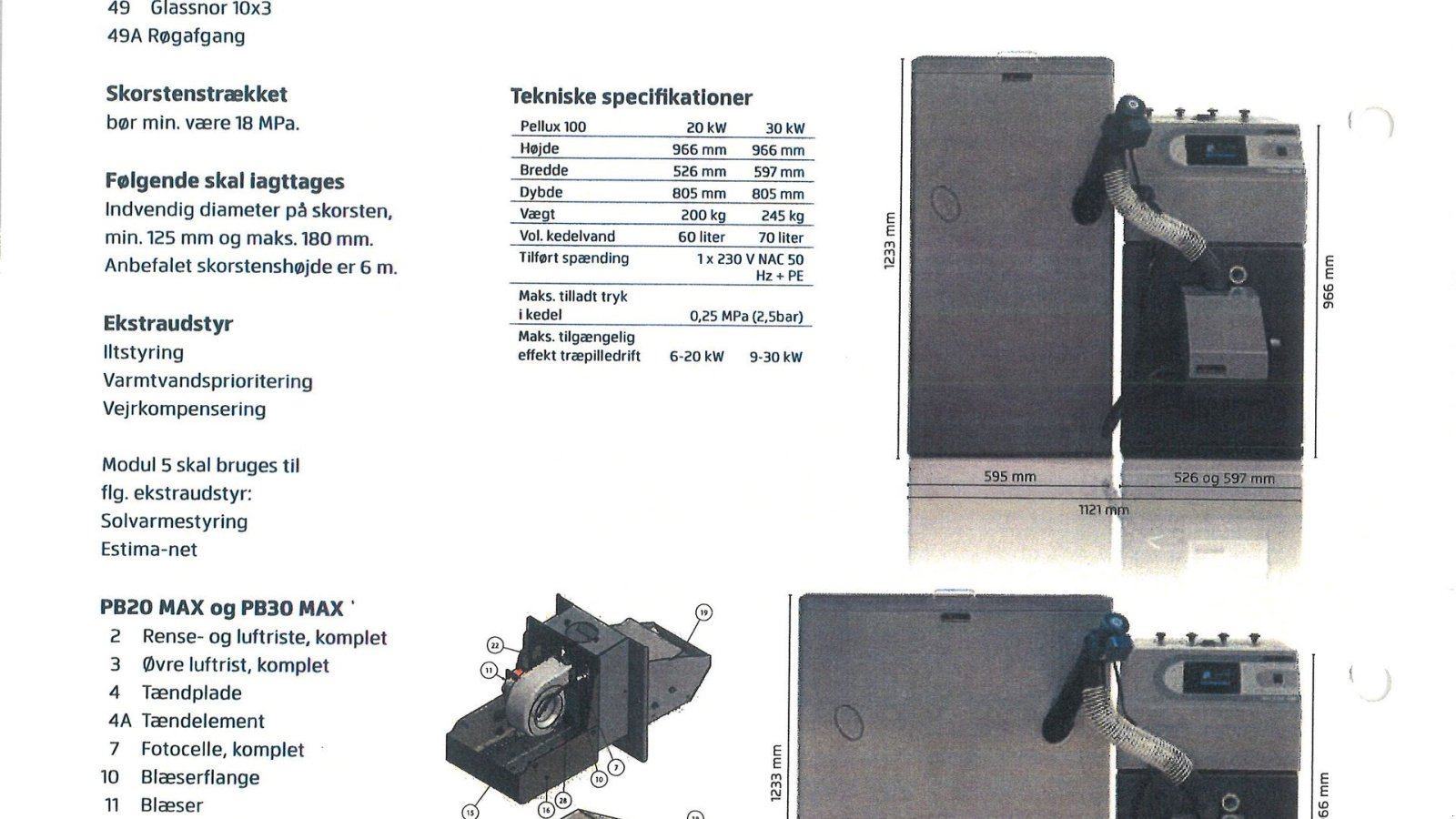 Heizgerät typu Sonstige Pellux 100 Klar til levering., Gebrauchtmaschine w Gram (Zdjęcie 10)