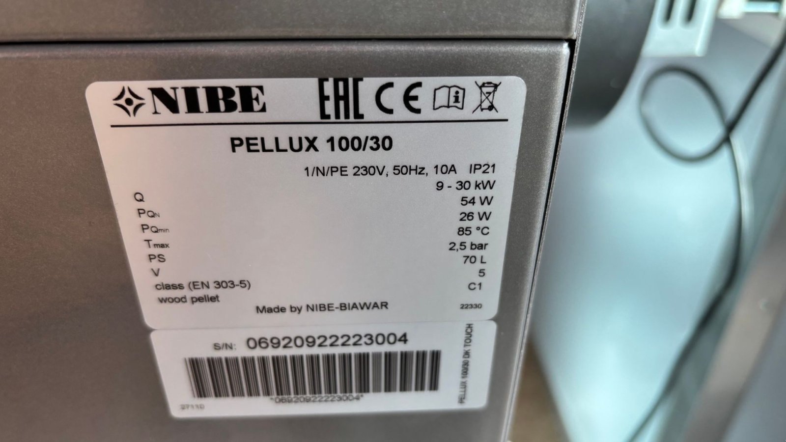 Heizgerät typu Sonstige Pellux 100 Klar til levering., Gebrauchtmaschine w Gram (Zdjęcie 11)