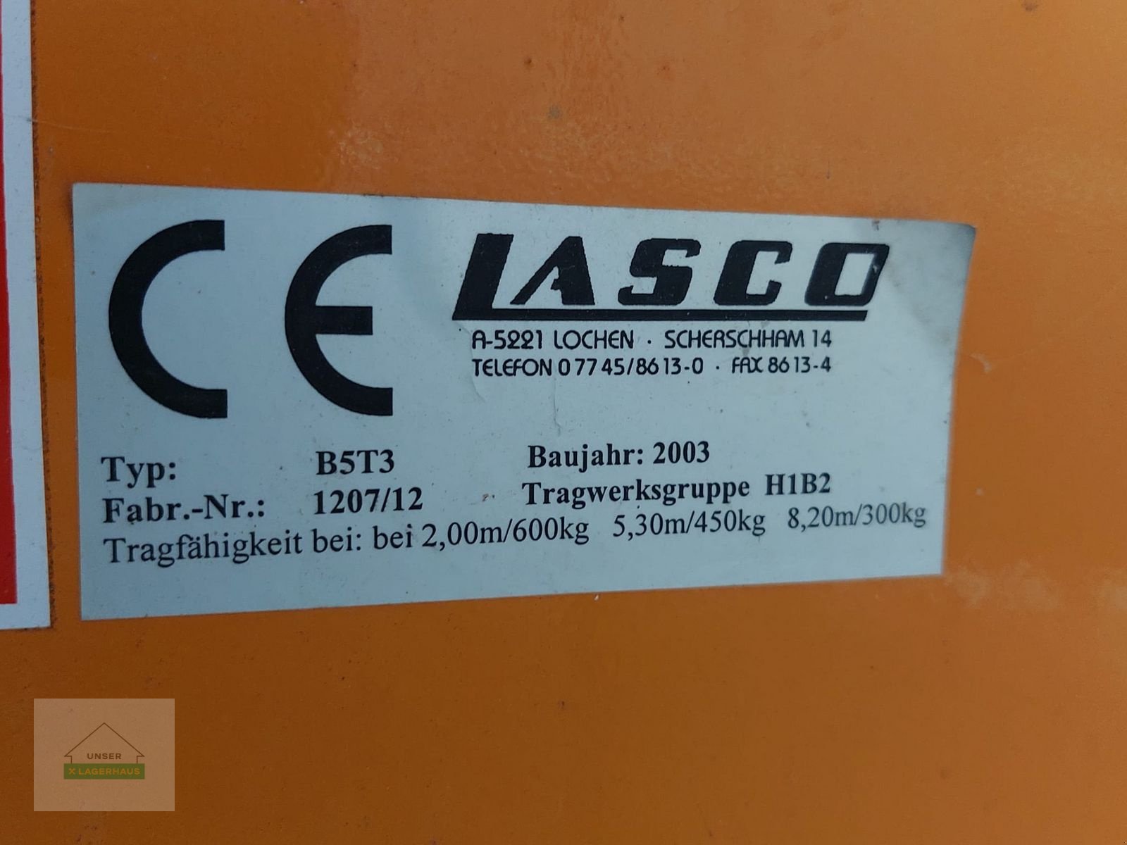 Heukran of the type Lasco B5T3, Gebrauchtmaschine in Ottensheim (Picture 2)