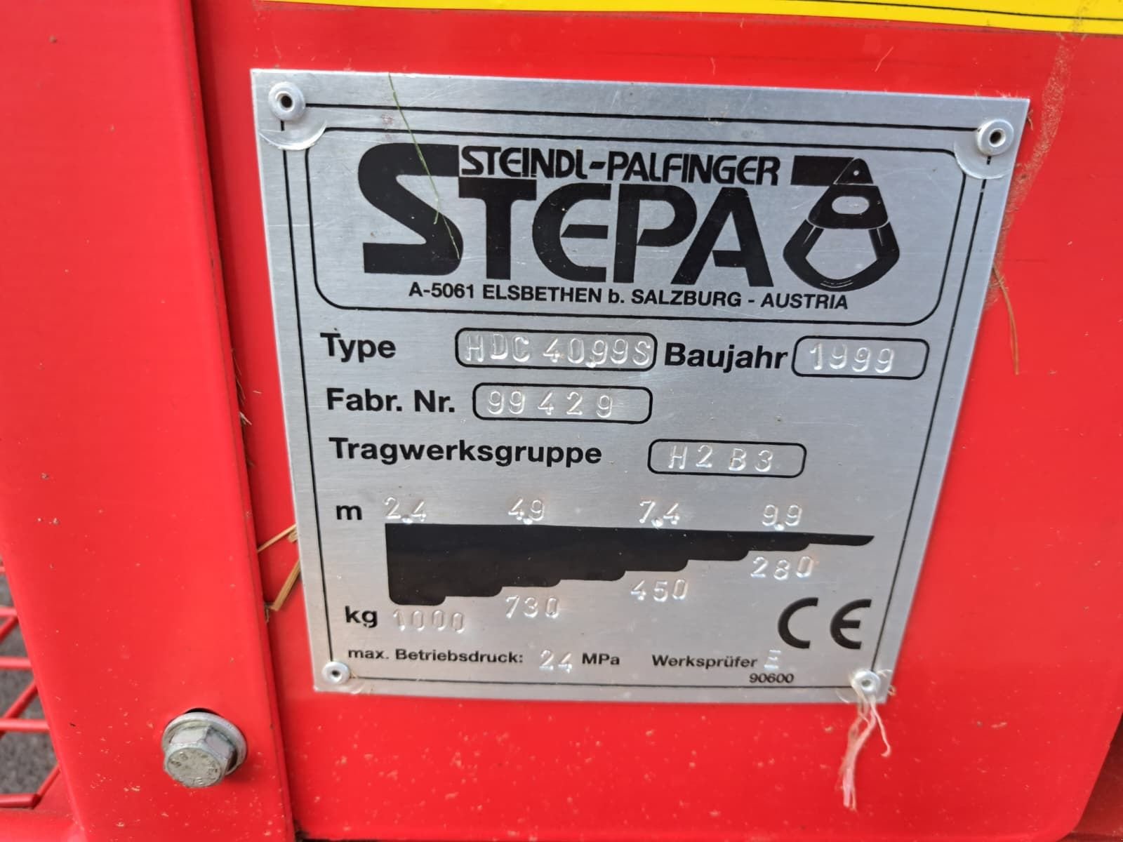 Heukran des Typs Stepa HDC 4099S, Gebrauchtmaschine in Sulzberg (Bild 9)