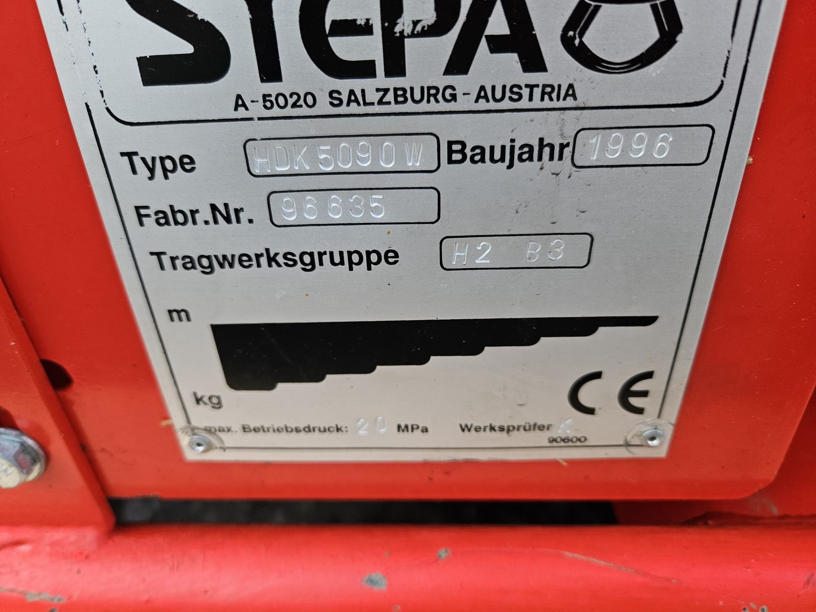 Heukran typu Stepa HDK 5090W, Gebrauchtmaschine v Sulzberg (Obrázek 24)