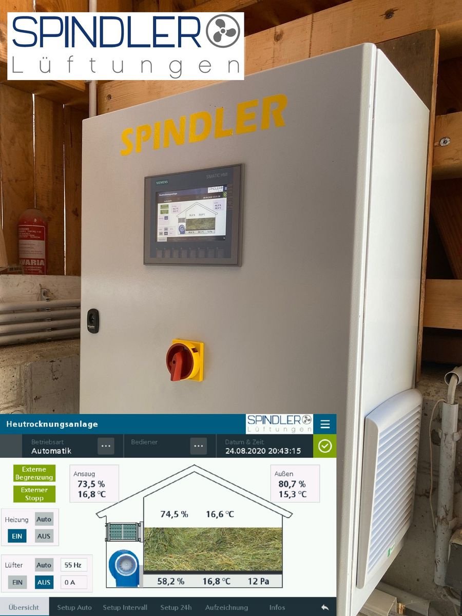Heutrocknung des Typs Spindler Heubelüftungssteuerung Master, Neumaschine in Mettmach (Bild 8)