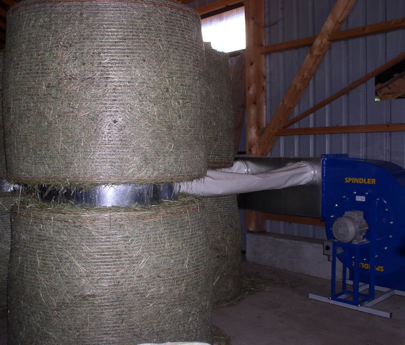 Heutrocknung des Typs Spindler Komplettsystem Ballenbelüftung für 16 Ballen, Neumaschine in Mettmach (Bild 9)