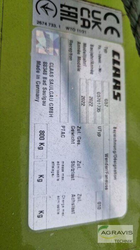 Heuwender типа CLAAS VOLTO 65, Gebrauchtmaschine в Melle-Wellingholzhausen (Фотография 6)