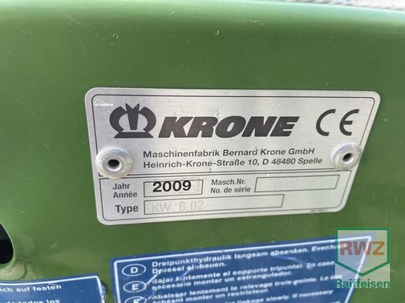 Heuwender des Typs Krone Krone KW 6.02/6, Gebrauchtmaschine in Diez (Bild 4)