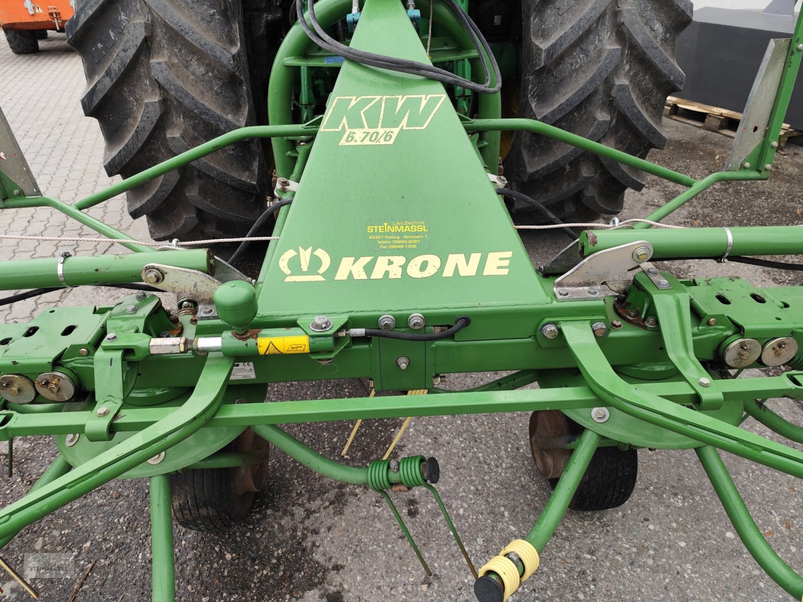 Heuwender типа Krone KW 6.70 6, Gebrauchtmaschine в Petting (Фотография 5)