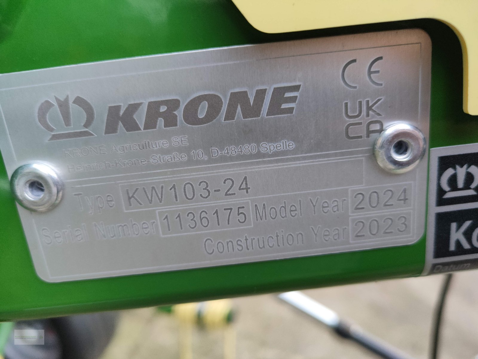 Heuwender des Typs Krone Vendro 900, Neumaschine in Genthin (Bild 4)