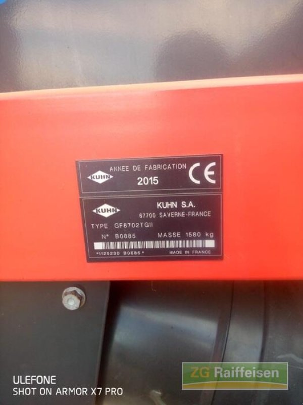 Heuwender a típus Kuhn GF 8702 T GII, Gebrauchtmaschine ekkor: Donaueschingen (Kép 10)