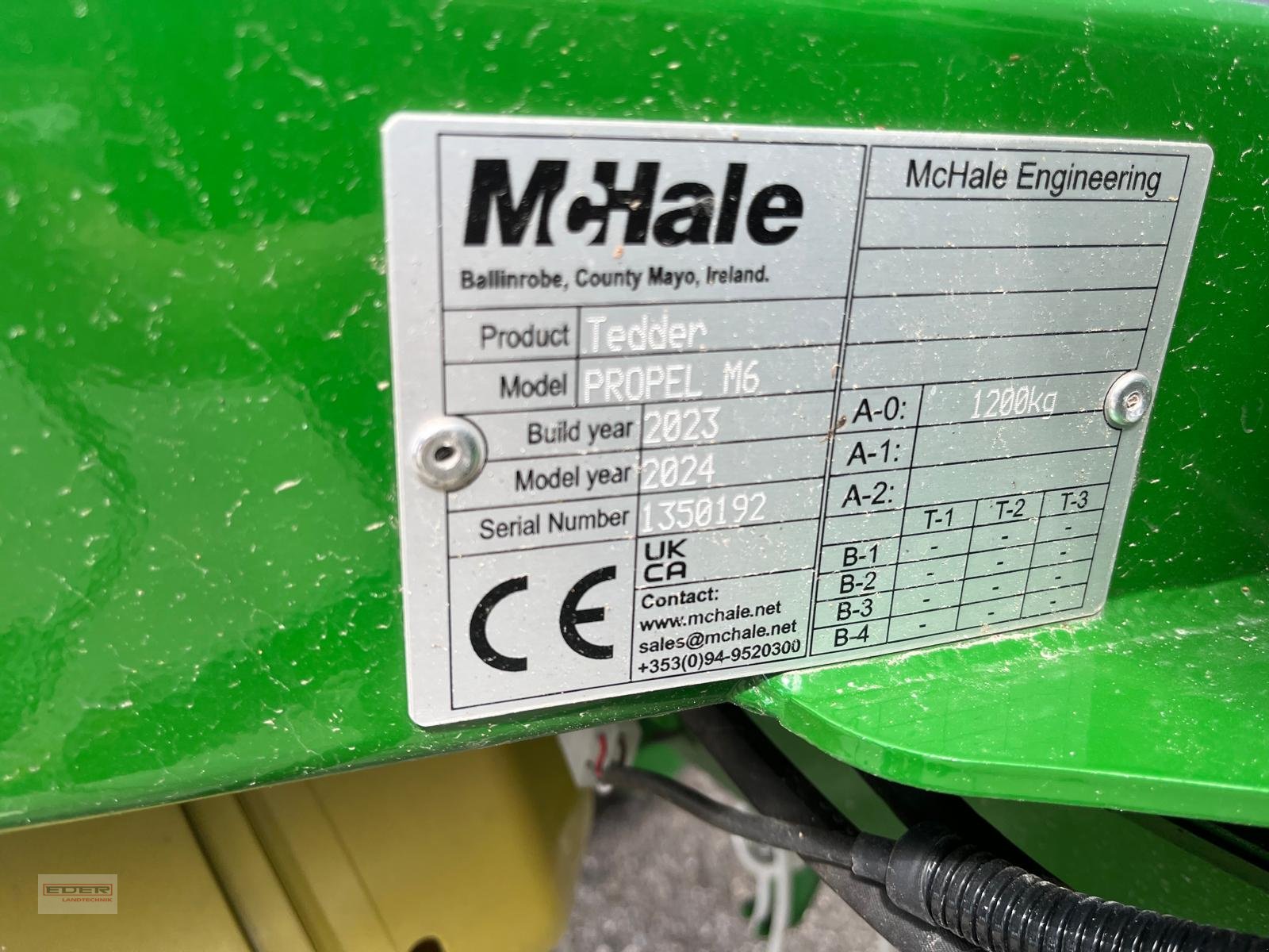 Heuwender типа McHale Propel M6-770, Gebrauchtmaschine в Tuntenhausen (Фотография 16)
