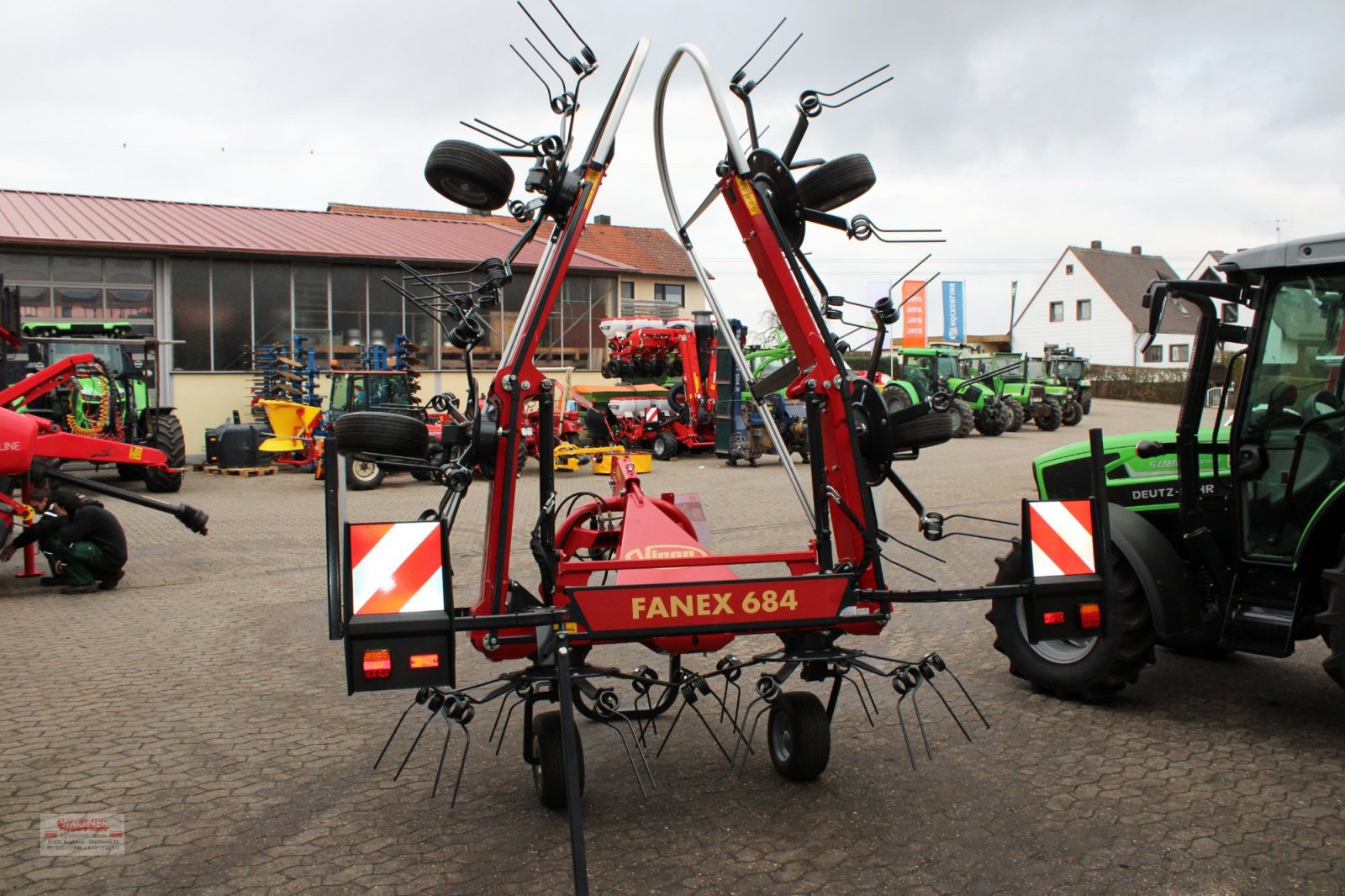 Heuwender typu Vicon Fanex 684, Neumaschine v Ansbach (Obrázek 3)