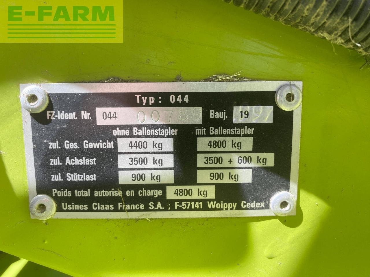 Hochdruckpresse typu CLAAS quadrant 1150, Gebrauchtmaschine v ST ANDIOL (Obrázek 13)