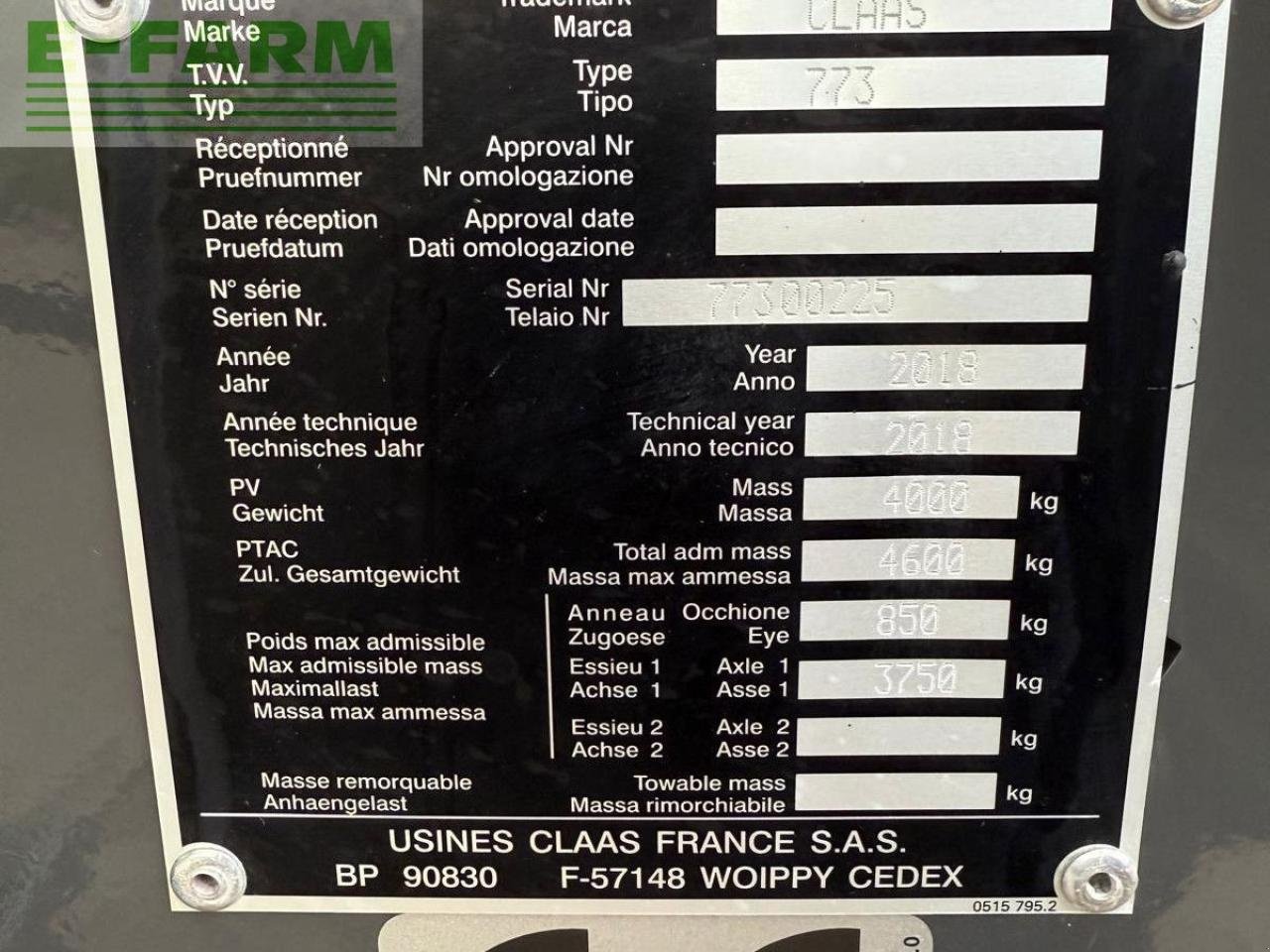Hochdruckpresse typu CLAAS QUADRANT 4000, Gebrauchtmaschine v BRIGG (Obrázek 5)