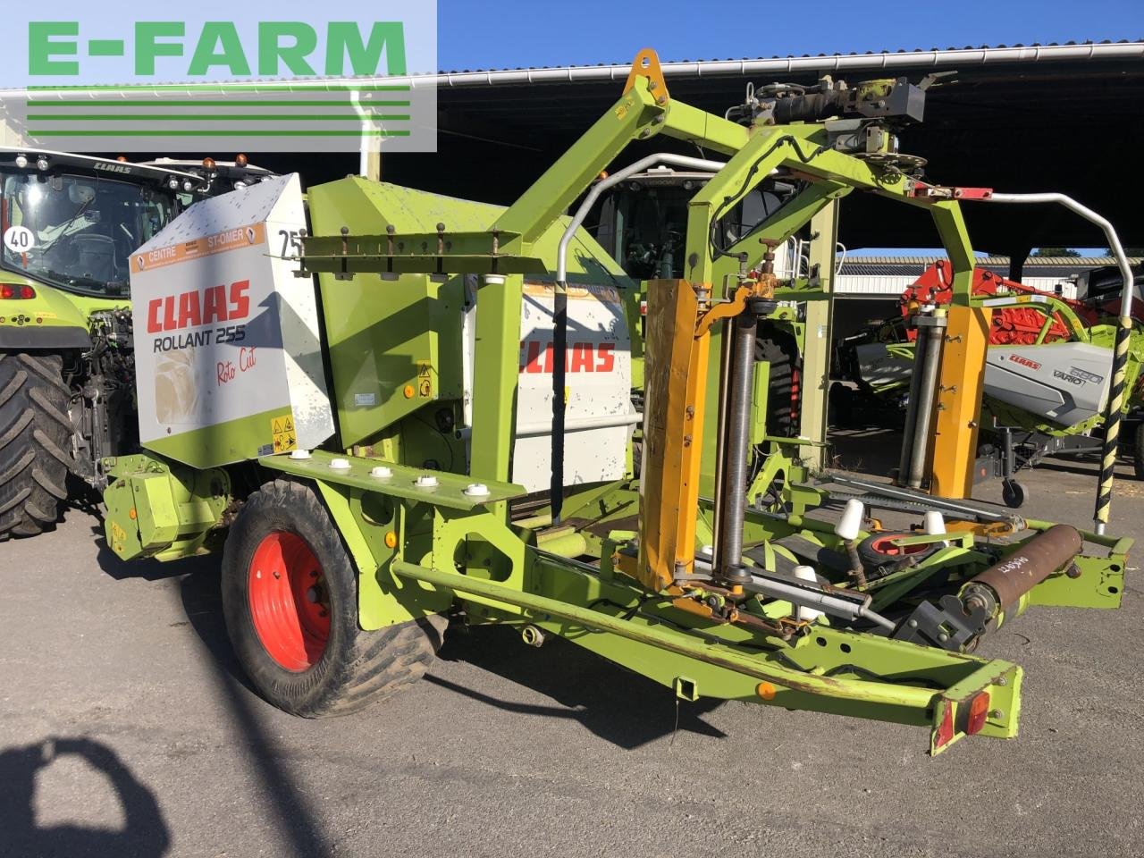 Hochdruckpresse typu CLAAS rollant 255 rc uniwrap, Gebrauchtmaschine v BLENDECQUES (Obrázek 3)
